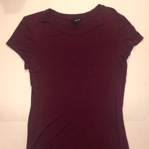 Bodycon maroon dress